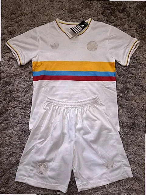 Colombia Kids Kit 100-Year Anniversary Edition JERSEY&SHORTS READ DESCRIP FOR SZ