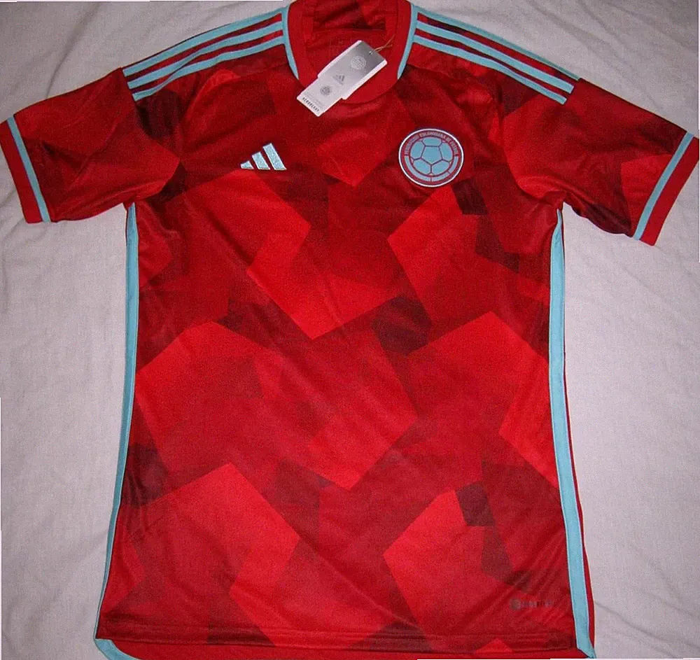 Colombia Men's 2022 Alternate Red Adidas Soccer Jersey