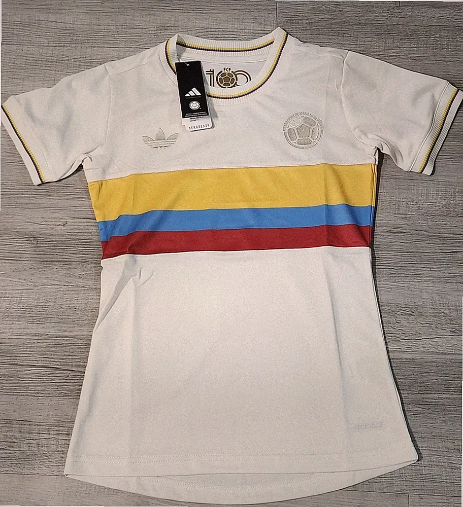 Colombia Retro Jersey 100 Year Anniversary Size M (Slim Fit) FOR WOMEN