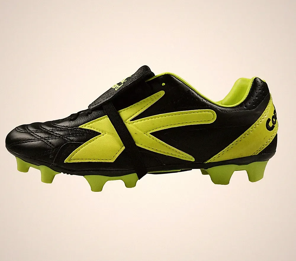 Concord Men's Soccer Cleats S160 XN Color Black/Green Leather