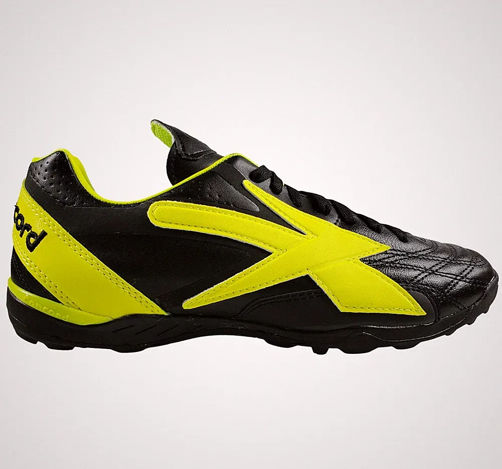 Concord S160QN Turf Soccer Shoes Black Neon Green TF Football Cleats