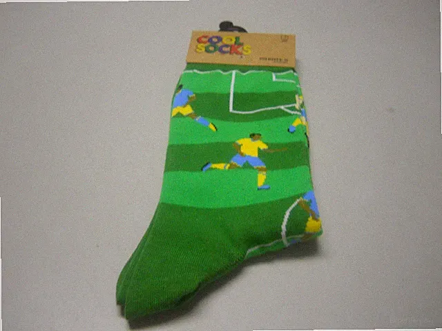 COOL SOCKS SOCCER Unisex Mid Calf Crew Socks New