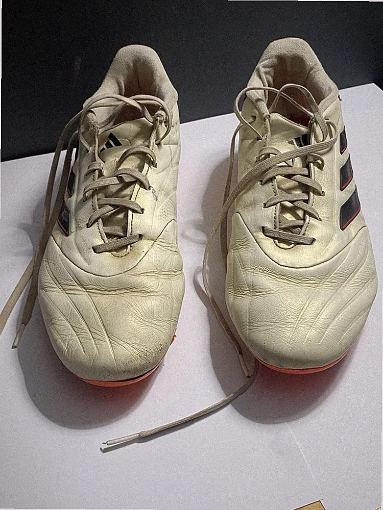 Ivory Firm Ground Soccer Cleats