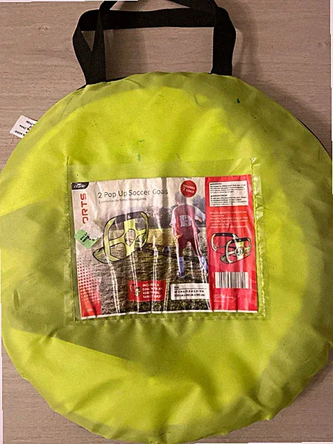 Crane 2-Pack Pop-Up Soccer Goals Portable Foldable w/ Carry Bag 47.2x31.5