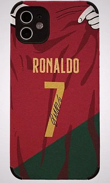 Cristiano Ronaldo #7 iPhone 12 Case – Soccer Jersey Design, Shockproof Cover