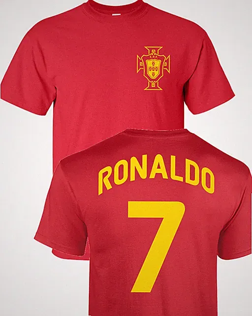 Cristiano Ronaldo Portugal Futbol Player Soccer Team Youth & Adult Tshirt S-5XL