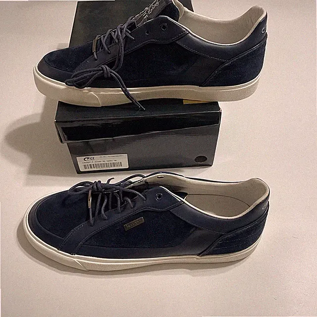 Cruyff Recopa Booster Suede Nylon Sneakers Navy Mens 45 NIB