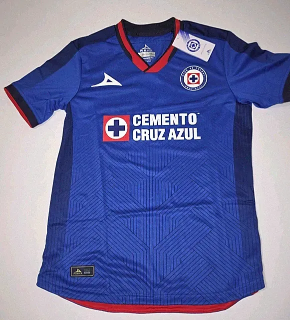 Cruz Azul 23/24 Home Jersey Men's By PIRMA Navy-Red Medium