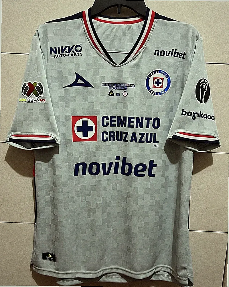 Cruz Azul Jersey de Campeon 10ma Original Pirma 2025 - 2026 Final vs Pumas UNAM