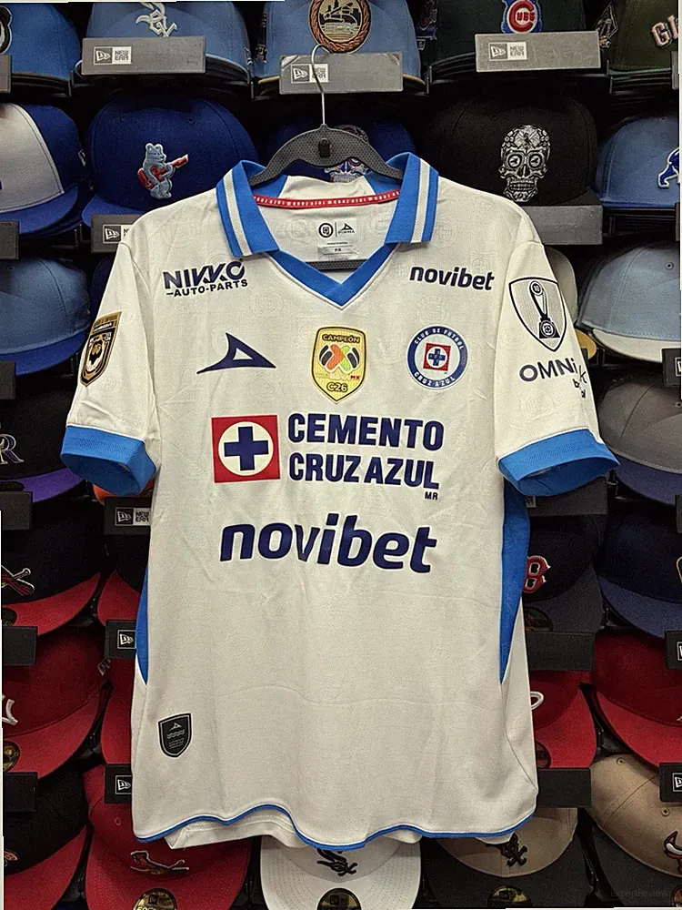 Cruz Azul Pirma 2026/27 Away White Authentic Jersey (With Patches)