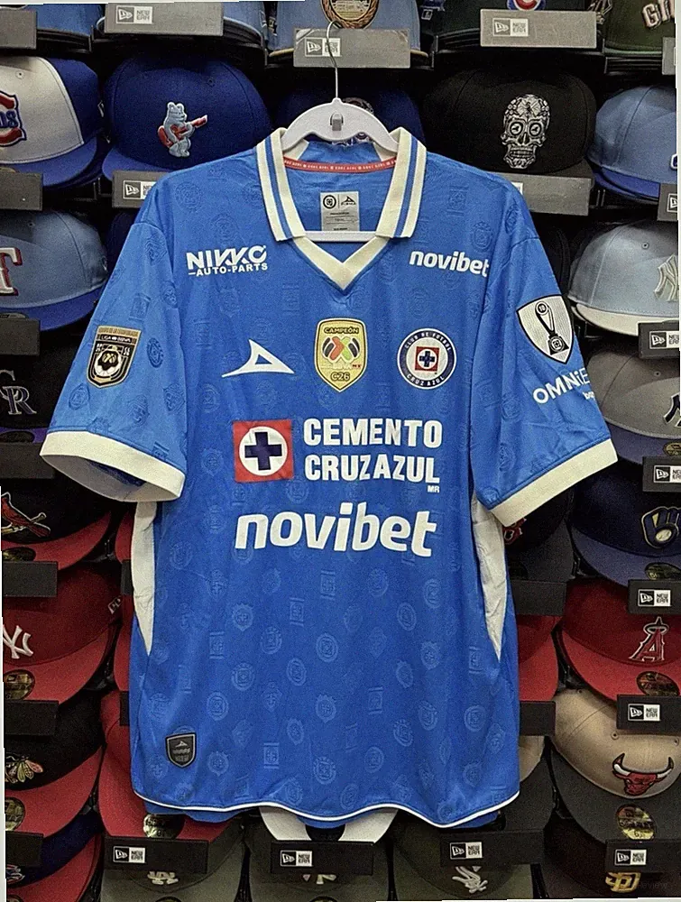 Cruz Azul Pirma 2026/27 Home Blue Jersey - With Patches-2XL