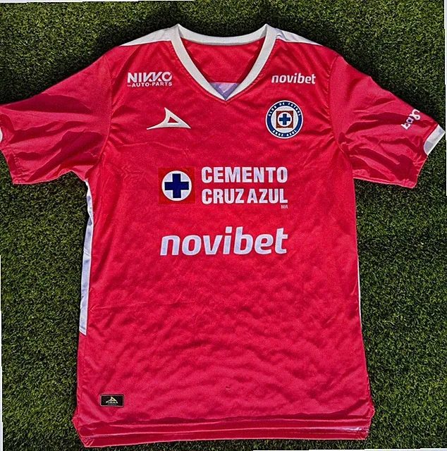 Cruz Azul Pirma Concacaf Champions League Portero Gudino Jersey Pink Size XL