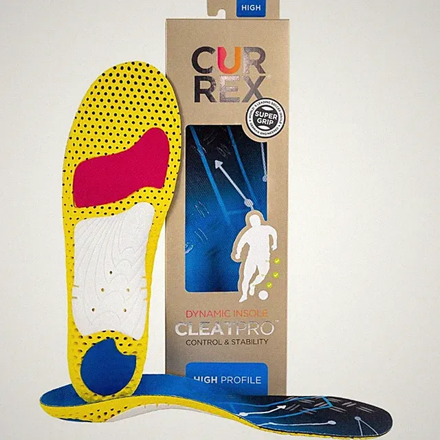 CURREX CLEATPRO Arch Support Insoles for Cleats, High Arch, S