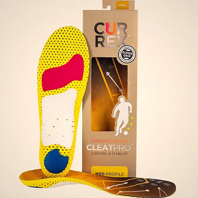 CURREX CLEATPRO Arch Support Insoles for Cleats, Medium Arch