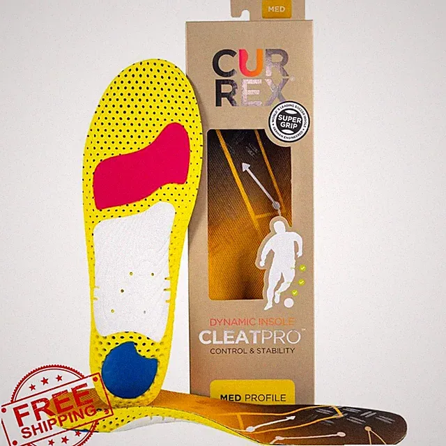 CURREX CLEATPRO Arch Support Insoles Medium XL Soccer Football