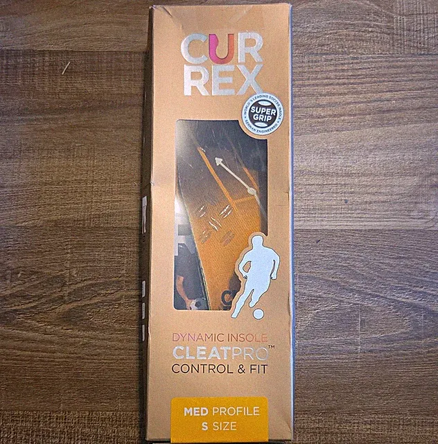 CURREX CleatPro Dynamic Insoles Control & Fit Super Grip Medium Profile Size S