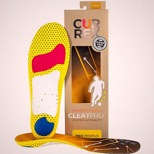 CURREX CLEATPRO - Thin, Arch Support Insoles, Comfort, Cushion and Stability...