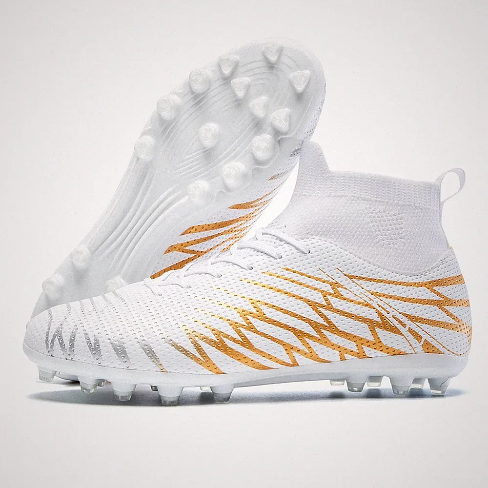 DetoDote Men's Soccer Cleats Women's Football Shoes Lightweight Breathable