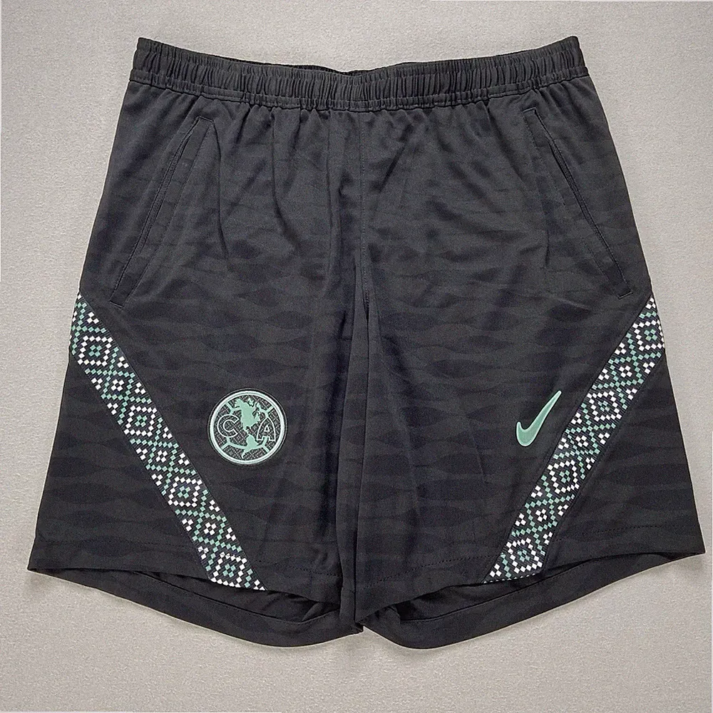 DH7718-010 Nike Club America Strike Soccer Shorts Dri Fit Black Men's Large NWT
