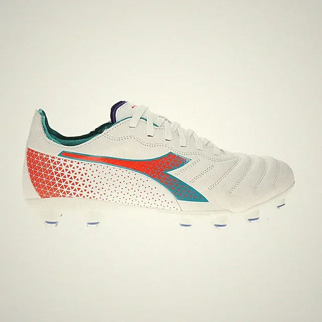 diadora Brasil Elite Gr Lt Lp12 Soccer Cleats Womens Red, White Sneakers Athleti
