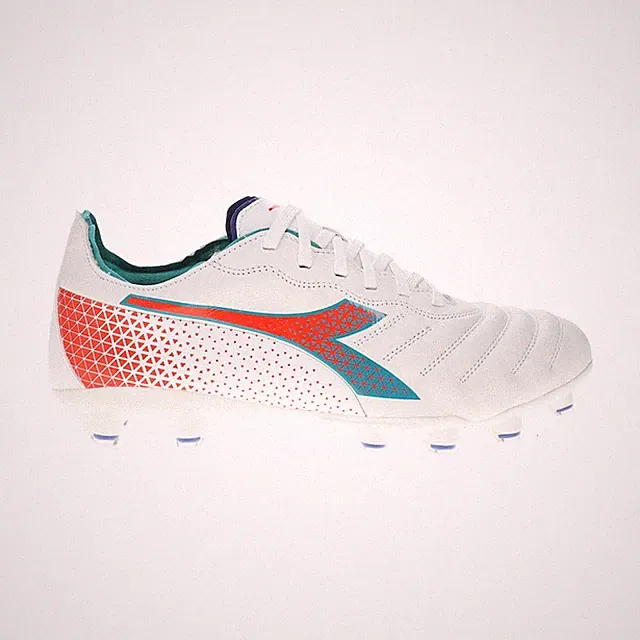 diadora Brasil Elite Gr Lt Lp12 Soccer Cleats Womens Red, White Sneakers Athleti