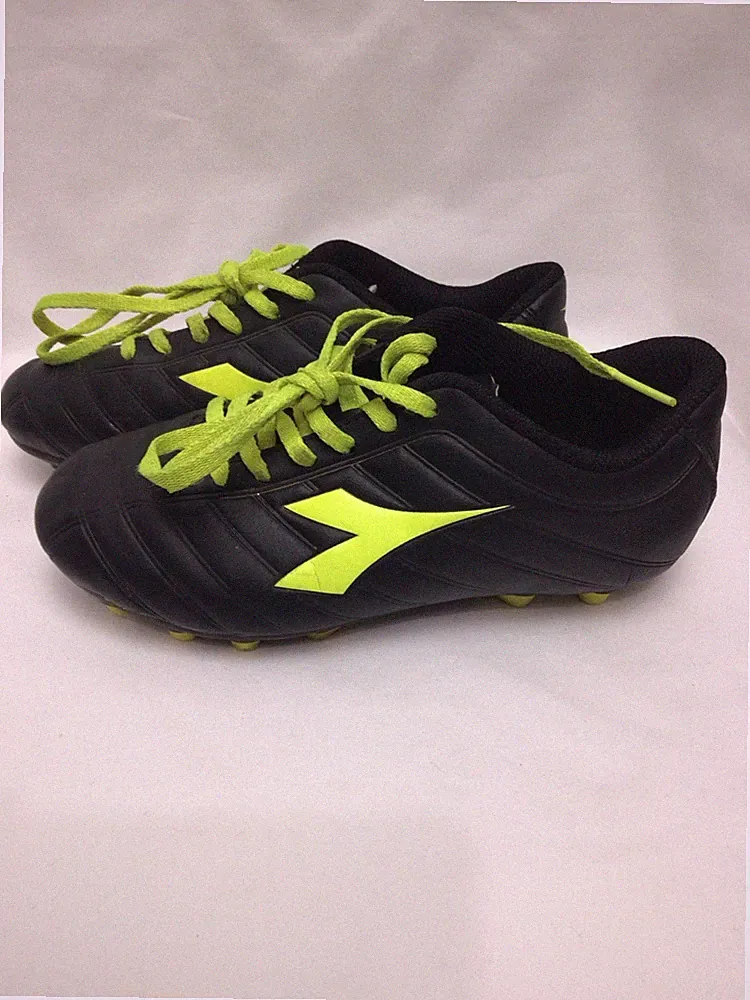Diadora Brasil Elite Soccer Cleats Youth Size 3 Boys Girls Kids Black Yellow