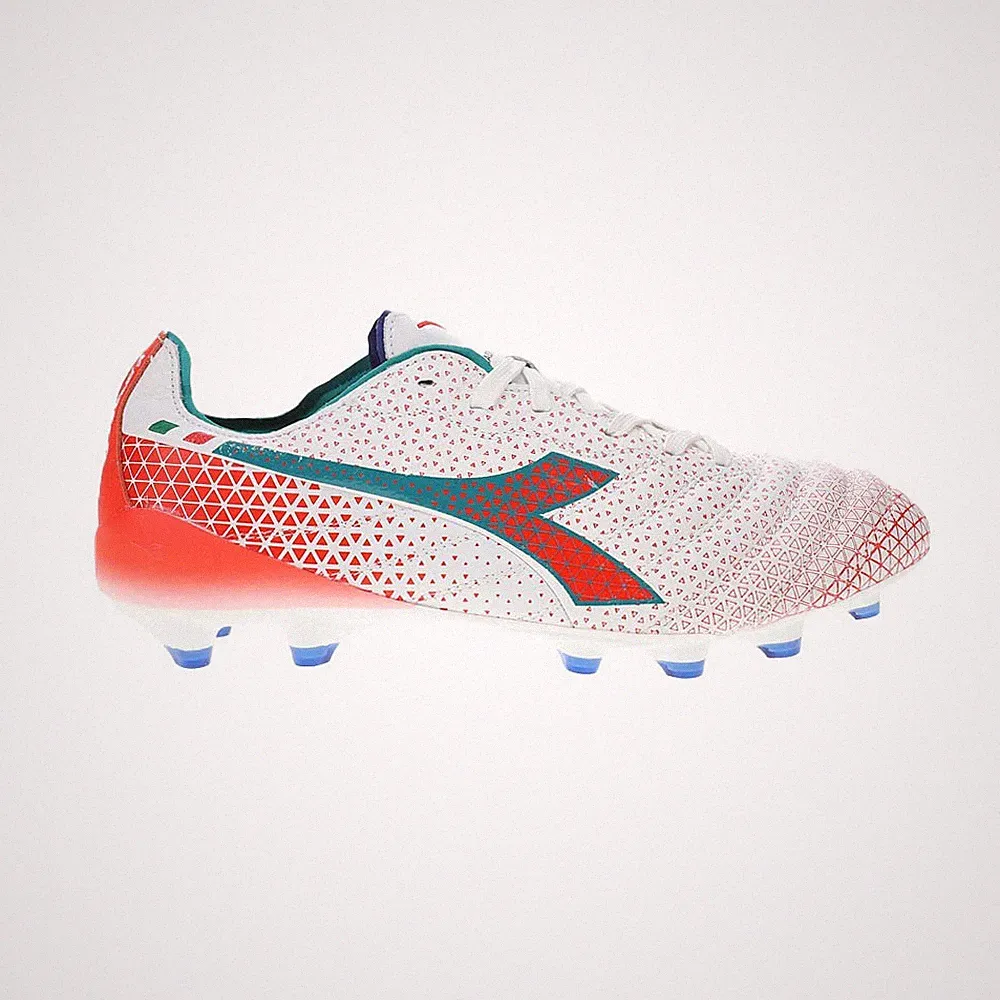 diadora Brasil Elite Tech Gr Ita Lpx Soccer Cleats Mens Red, White Sneakers Athl