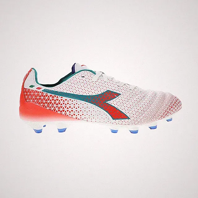 diadora Brasil Elite Tech Gr Ita Lpx Soccer Cleats Mens Red, White Sneakers Athl