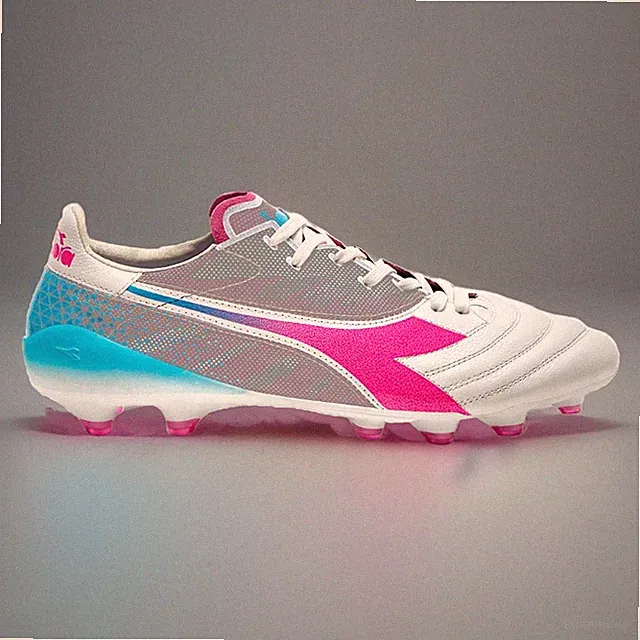 Diadora Brasil Elite Veloce GR MADE IN ITALY LPX White Pink Blue $320 Men Size 9