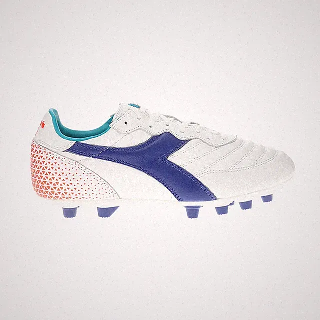 diadora Brasil Gr Lt Plus Mdpu Soccer Cleats Mens White Sneakers Athletic Shoes