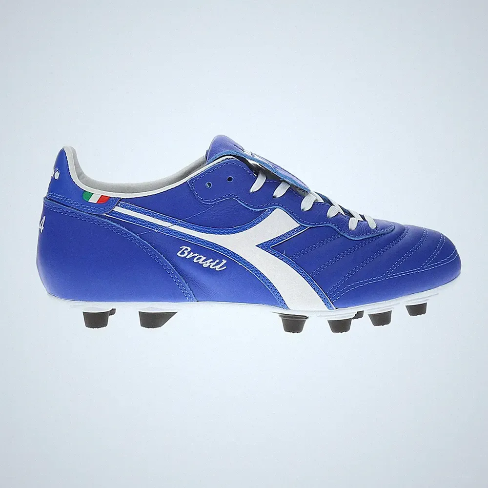 diadora Brasil Ita Of 94 Lt Plus T Mdpu Soccer Cleats Mens Blue Sneakers Athleti