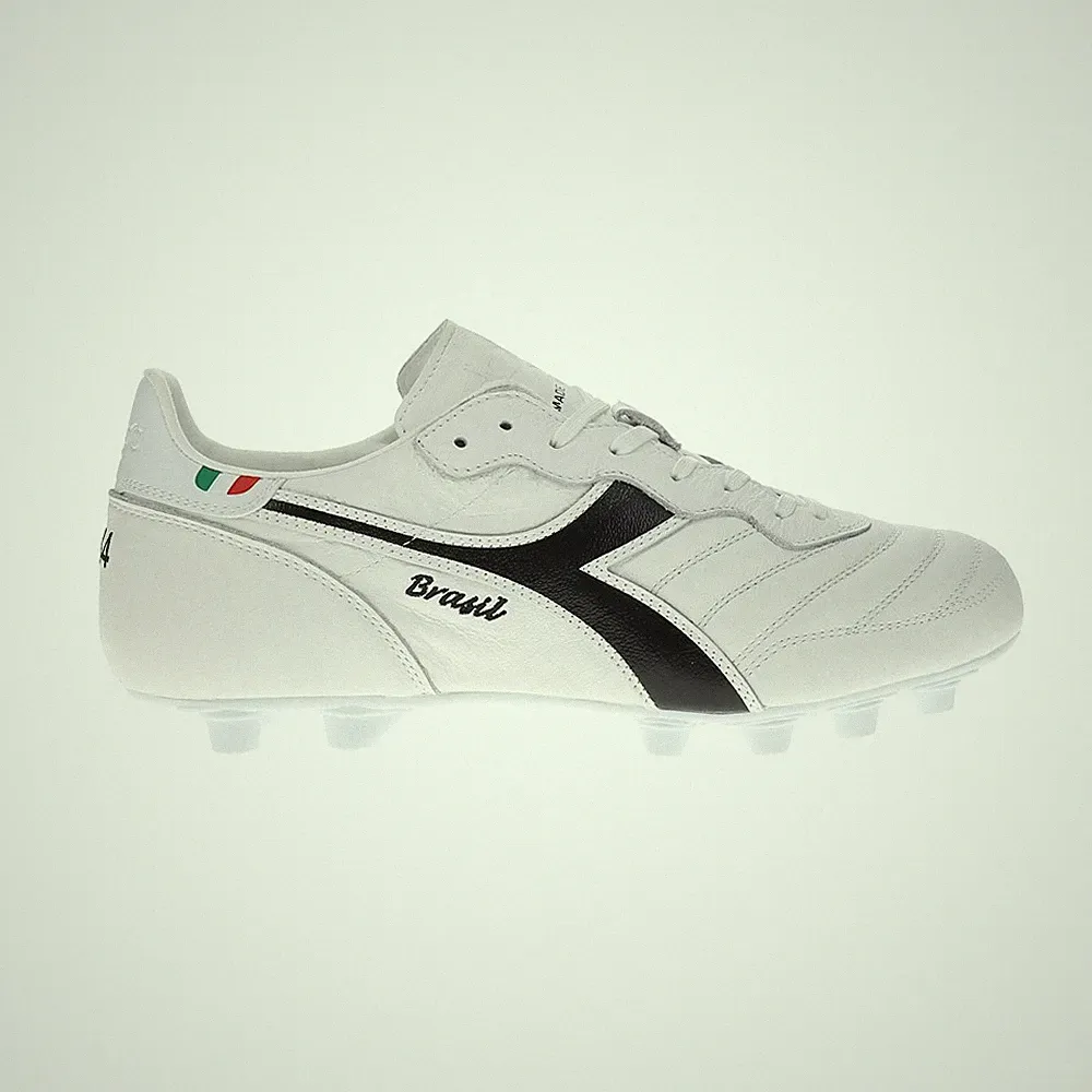 diadora Brasil Ita Og Lt Plus Mdpu Soccer Cleats Mens White Sneakers Athletic Sh