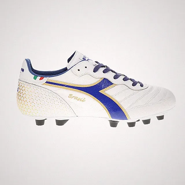 diadora Brasil Italy Og Gr Lt Plus Mdpu Soccer Cleats Mens White Sneakers Athlet