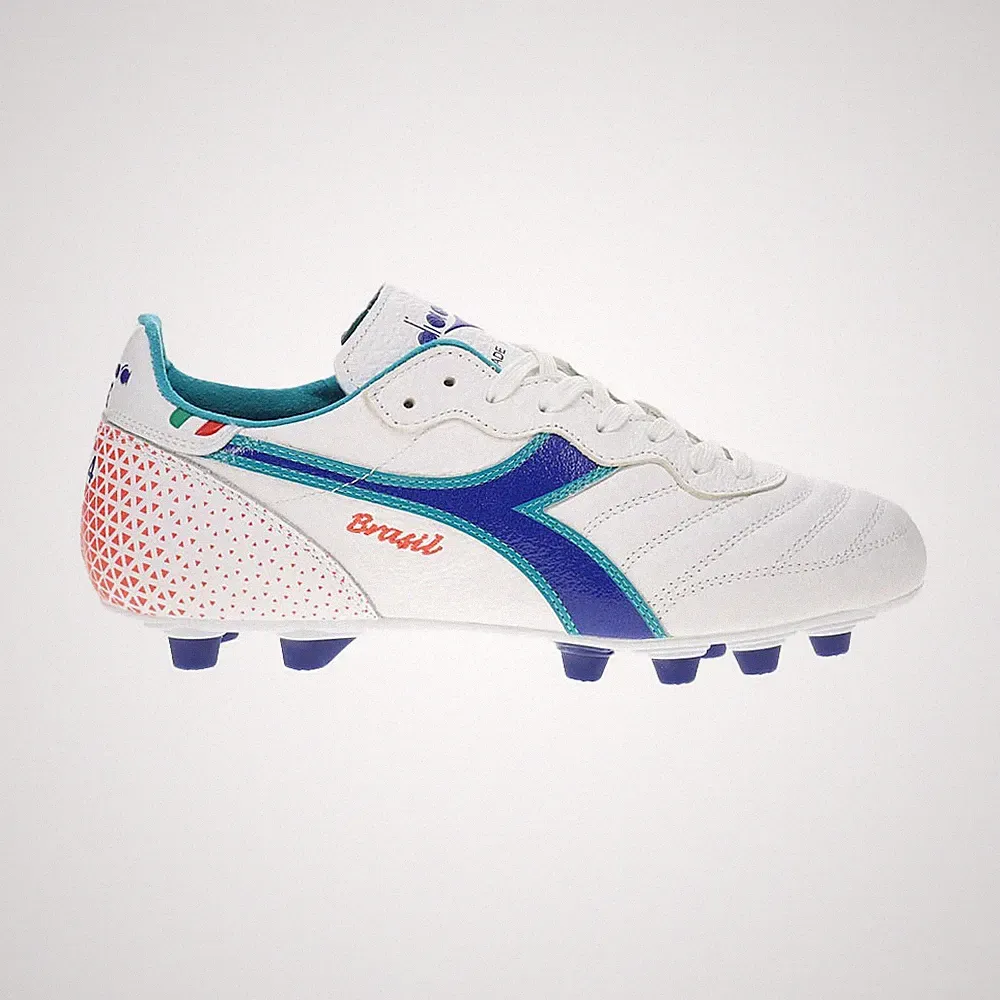 diadora Brasil Italy Og Gr Lt Plus Mdpu Soccer Cleats Mens White Sneakers Athlet