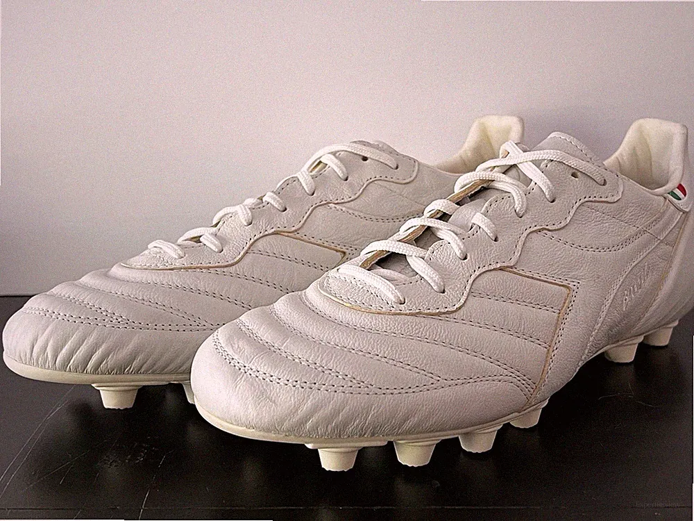 Diadora Brasil K-Leather Pro Made In Italy Soccer Cleats Whiteout