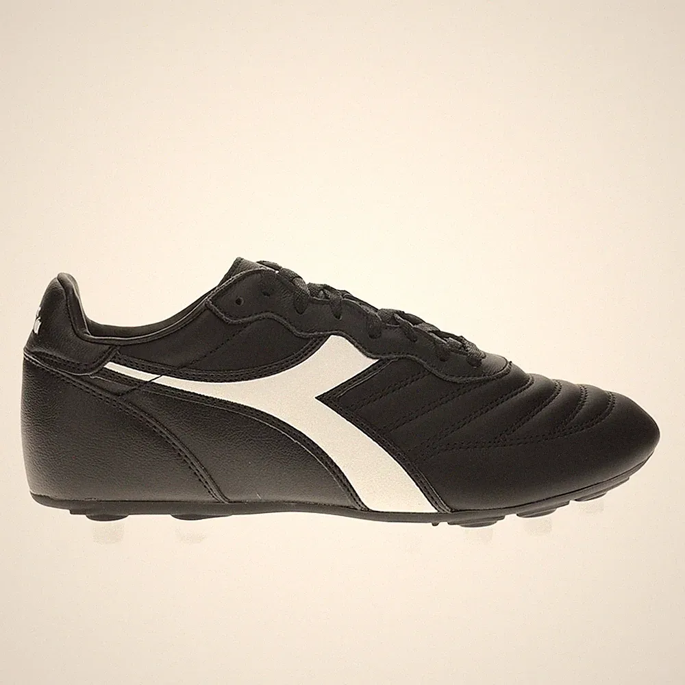 diadora Brasil Lt Mdpu Firm Ground Firm Ground Soccer Cleats Mens Black Sneakers