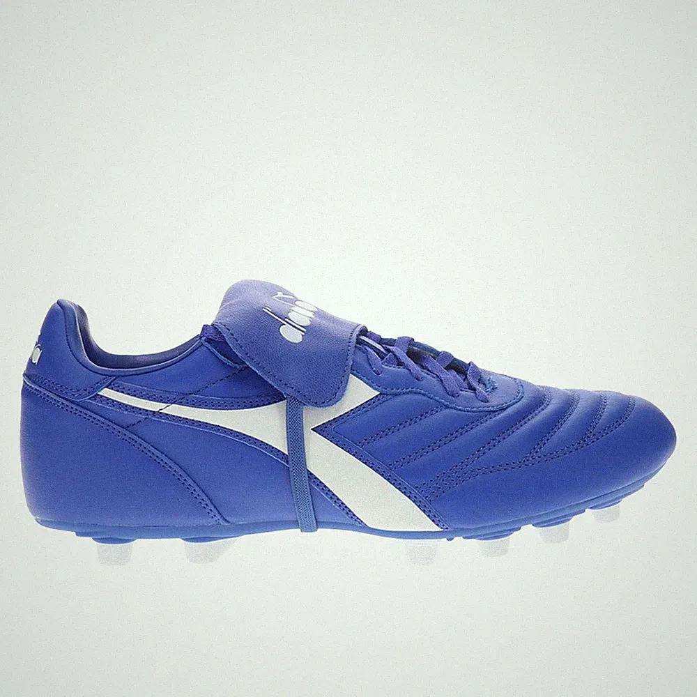 diadora Brasil Lt T Mdpu Soccer Cleats Mens Blue Sneakers Athletic Shoes 180697