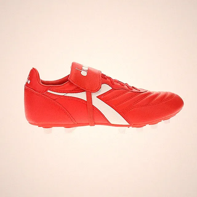 diadora Brasil Lt T Mdpu Soccer Cleats Mens Red Sneakers Athletic Shoes 180697-D