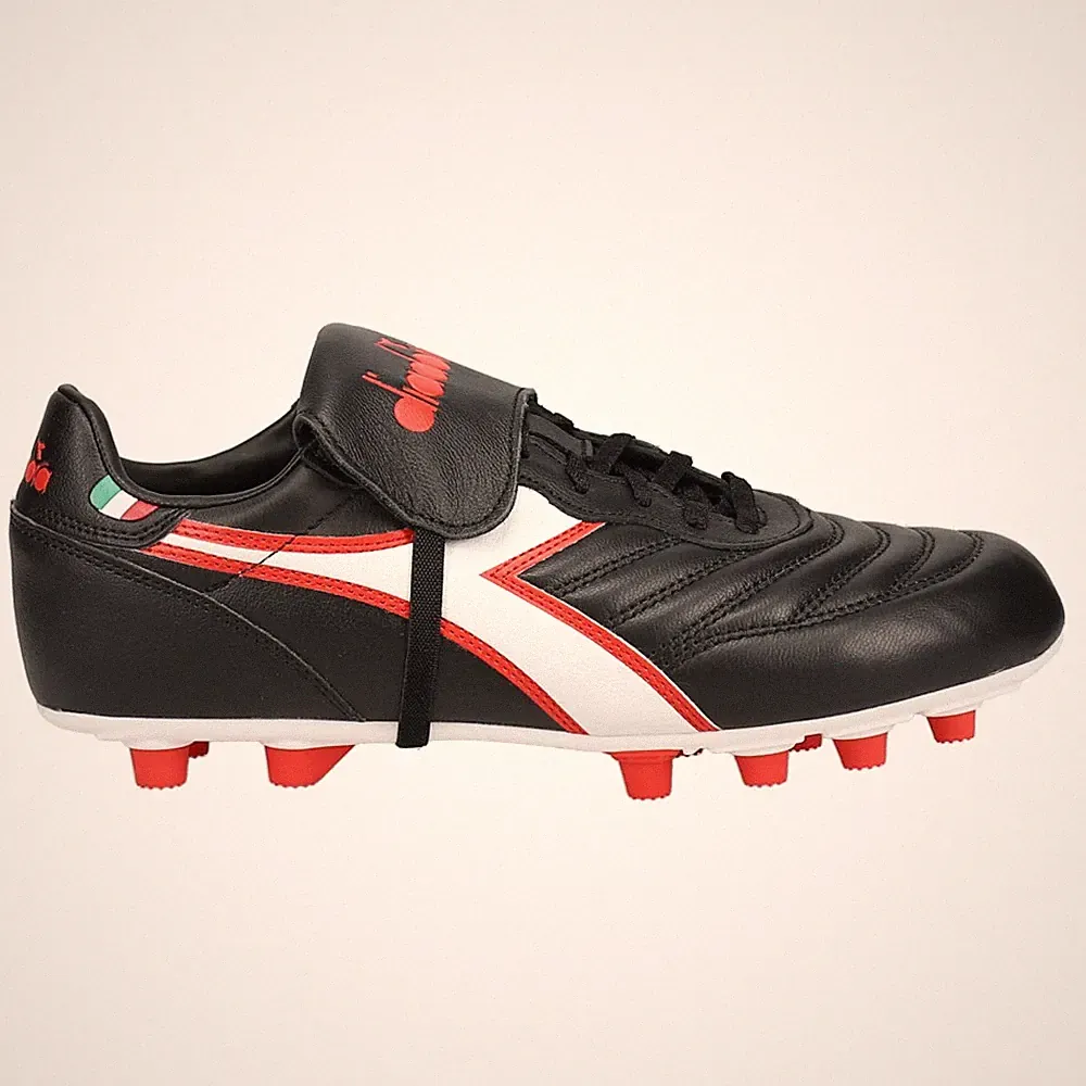 diadora Brasil Og Lt T Mdpu Soccer Cleats Mens Black Sneakers Athletic Shoes 180