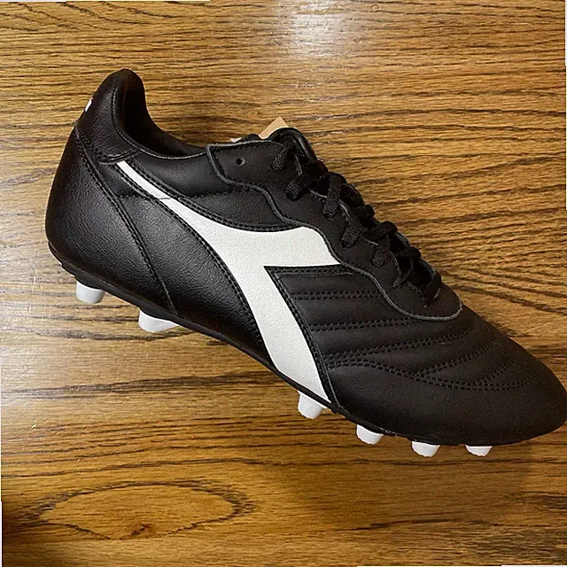 Diadora Brasil Og Lt T Mdpu Soccer Cleats Mens Black White Size 10.5 NEW