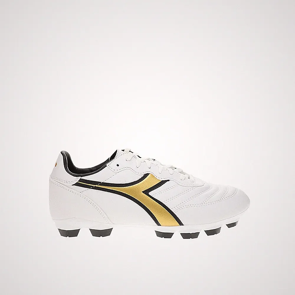 diadora Brasil R Lpu Soccer Cleats Youth Boys White Sneakers Athletic Shoes 1807