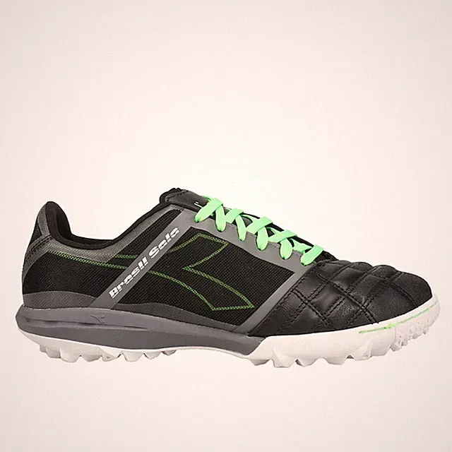 diadora Brasil Sala Turf Soccer Mens Black Sneakers Athletic Shoes 176272-C6394