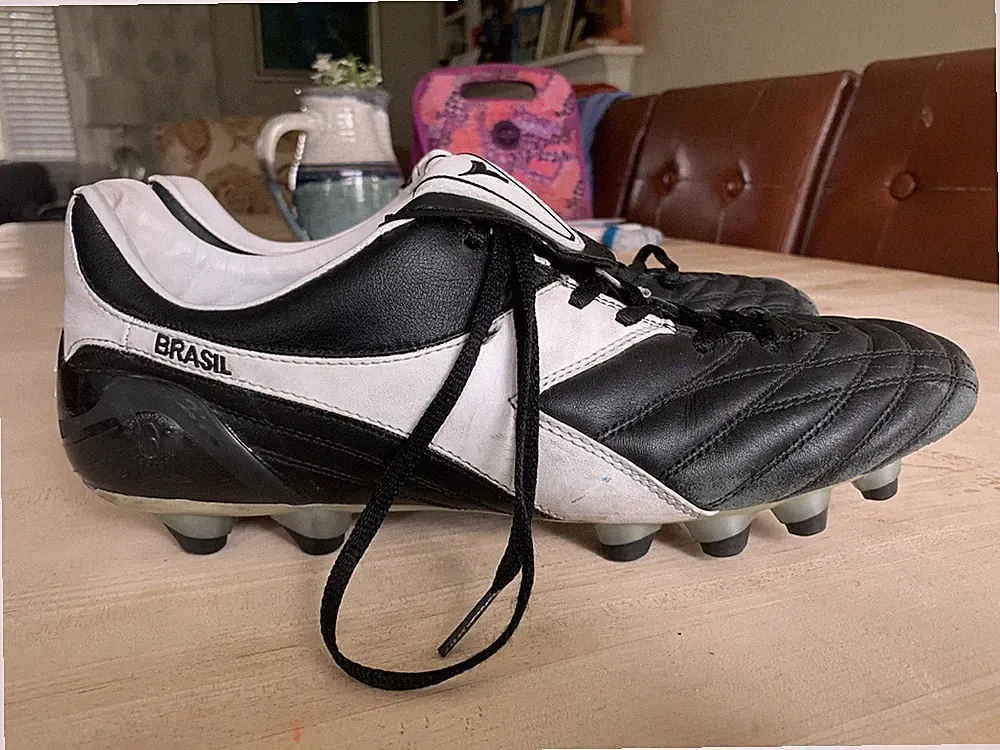 DIADORA BRASIL SOCCER CLEATS KANGAROO LEATHER SZ 12 EU 46