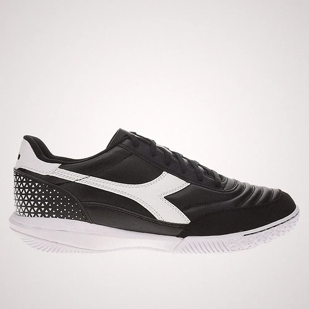 diadora Calcetto Gr Lt Indoor Soccer Mens Black, White Sneakers Athletic Shoes 1
