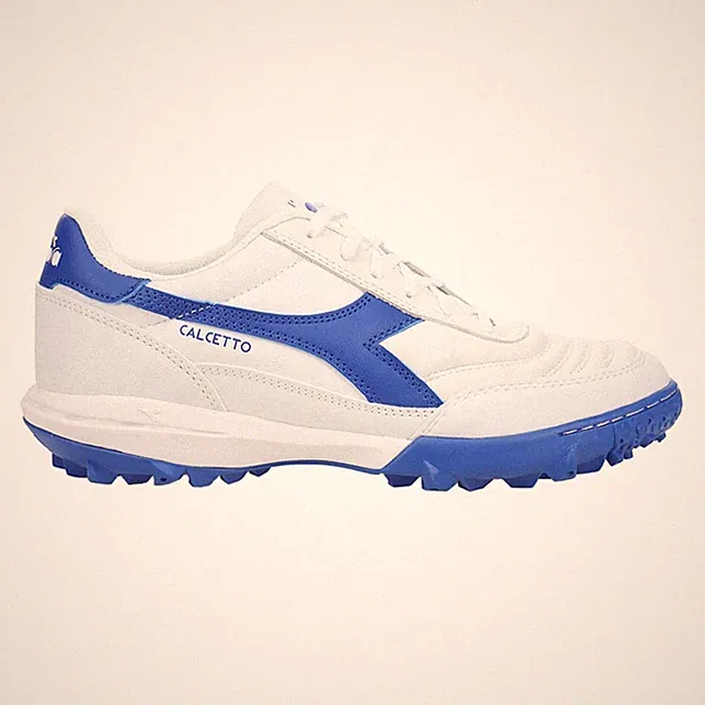 diadora Calcetto Ii Lightweight Turf Soccer Mens White Sneakers Athletic Shoes 1