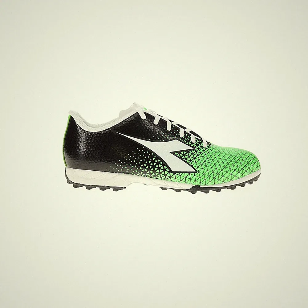 diadora Cattura Cattura Grip Turf Soccer Cleats Youth Boys Black, Green Sneakers