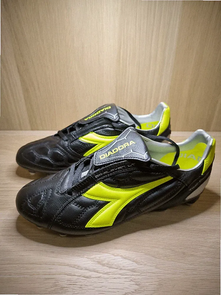 Diadora DD ELEVEN LT US 7 UK 6.5 Leather Soccer Cleats Football Boots Rare