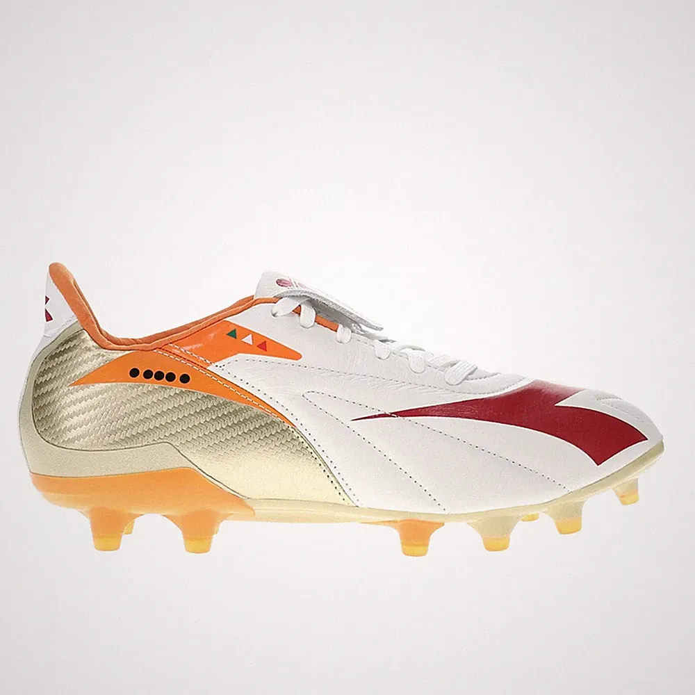 diadora Maximus Elite Ita T Slx Soccer Cleats Mens Gold, White Sneakers Athletic