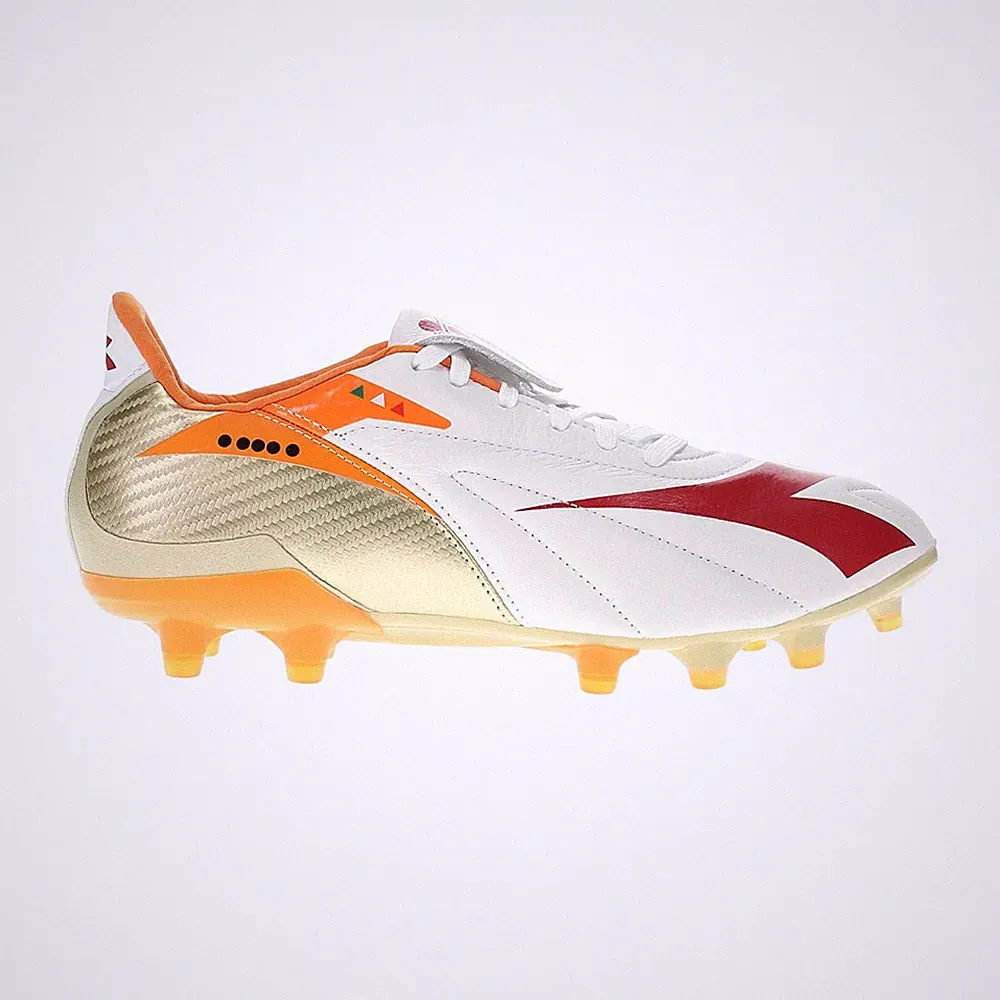 diadora Maximus Elite Ita T Slx Soccer Cleats Mens Gold, White Sneakers Athletic
