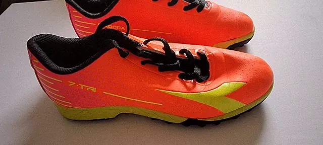 Diadora Mens Capitano Turf Orange Soccer Cleats Shoes Size 5